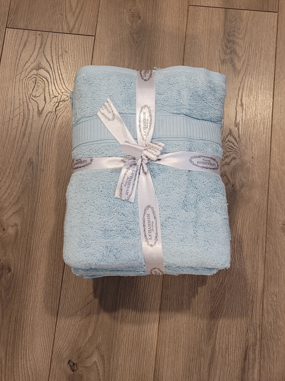 La'Hammam Light Blue Luxury Bath Towels - 6 Piece Set